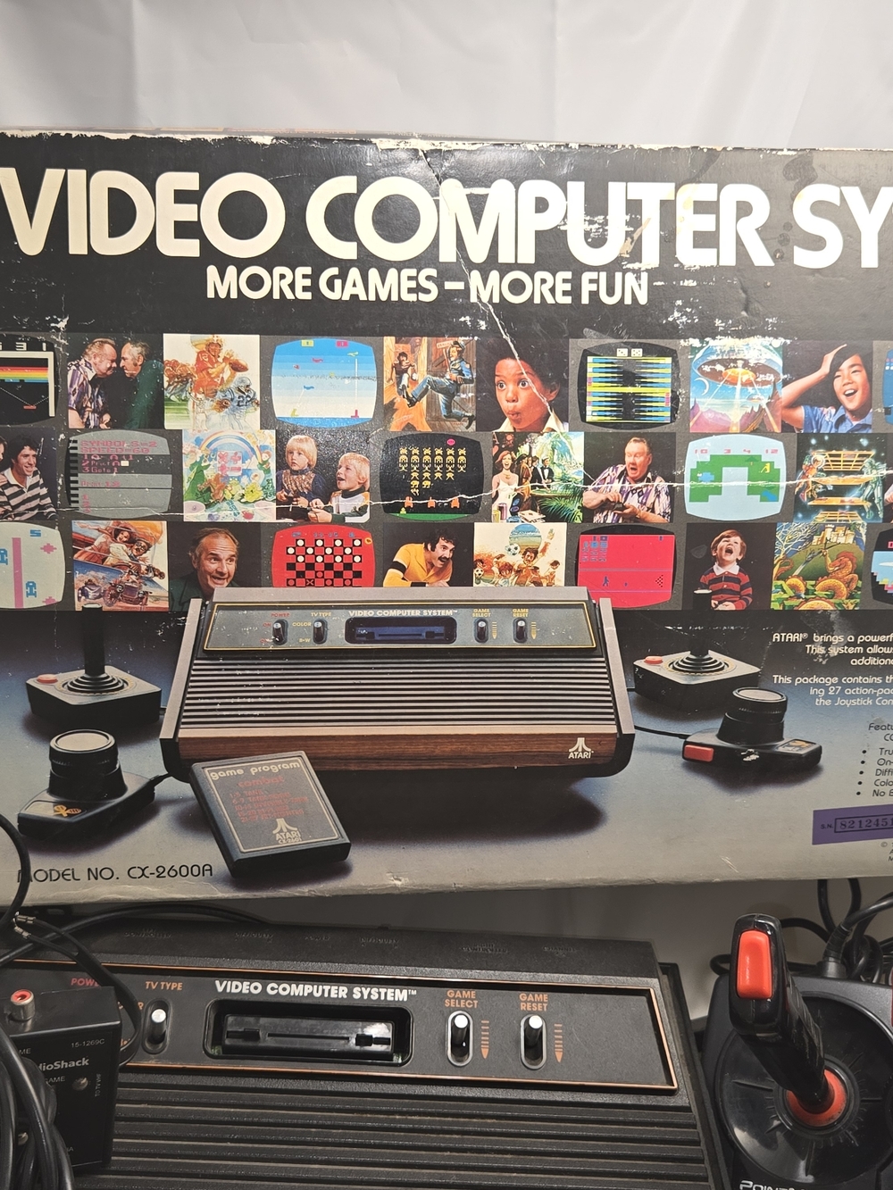 Atari Video Computer System Retro Console - Black/Brown